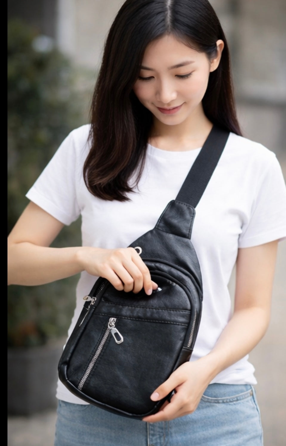 Black  Crossbody Purse