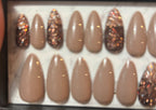 Bling Cinnamon nails