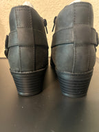 Black Leather Ankle boots