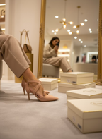 Ann Taylor Suede Tie-Up