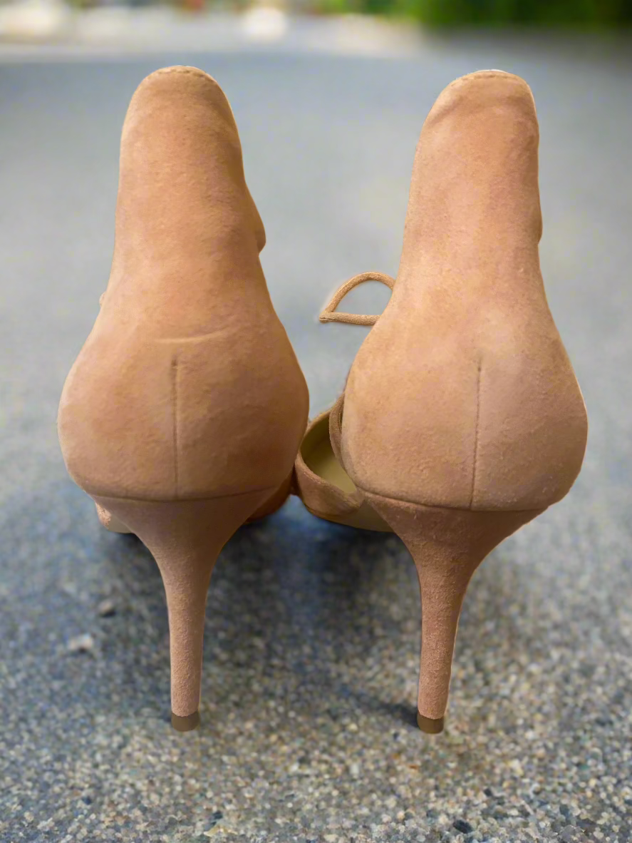 Ann Taylor Suede Tie-Up