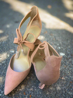 Ann Taylor Suede Tie-Up