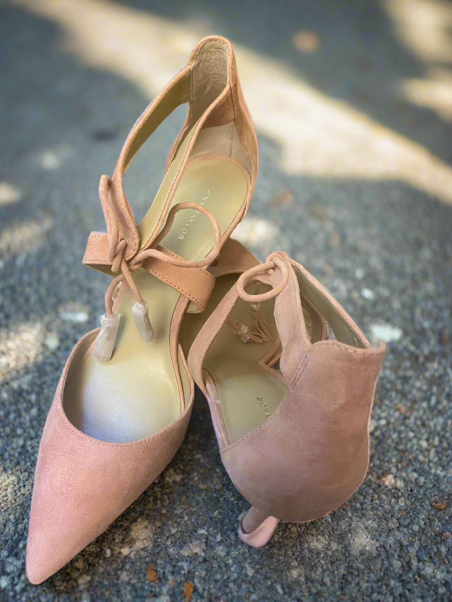 Ann Taylor Suede Tie-Up